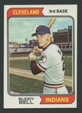1974 Topps #257 Buddy Bell EX++ Excellent++ Indians J2M