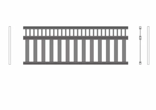 38mm Tops DIY Kits Alloy - Custom Sizes - Ready 48h Black Fences Gates Aluminium - Picture 9 of 14