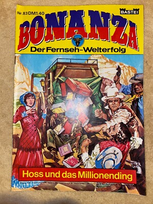 BASTEI COMIC - BONANZA Nr. 83 ''Hoss und das Millionending'' -  TOP!