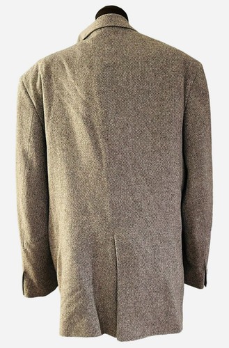 Today’s Man Classic Collection Pure Camel Hair Blazer Herringbone Design 2 Butt - Picture 2 of 12