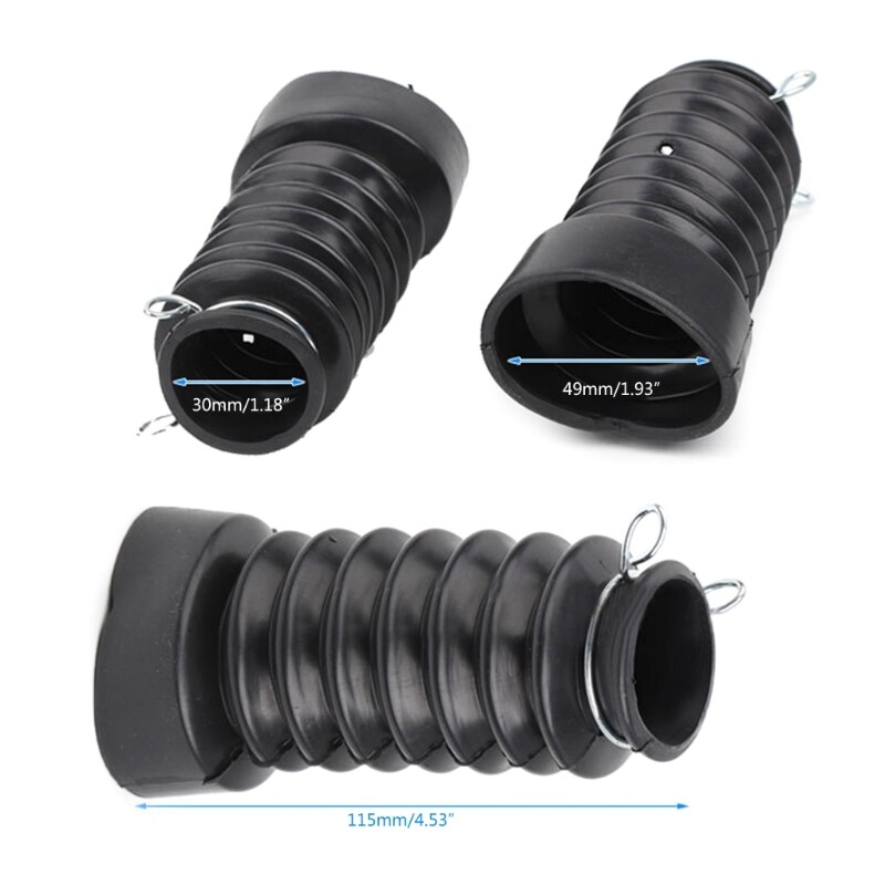 2pcs Motorcycle Fork Cover 27/30/33mm Dust Damping Guard Dirt Bike