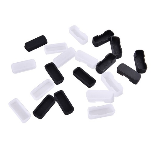 5pcs Protective Cover Rubber Covers Dust Cap For Computer DVI Connec-SA