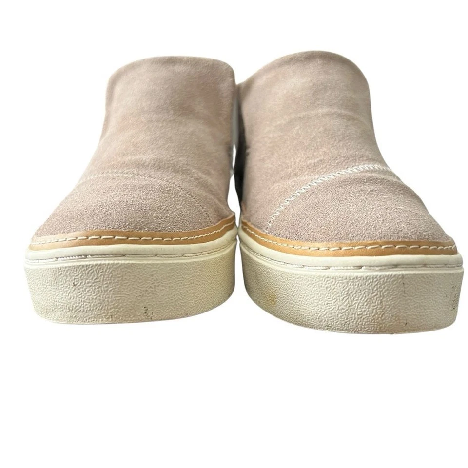 Zapatos sin cordones Toms Mid Top de gamuza para mujer talla 9,5 marrón 10014101 Foto 4 de 4