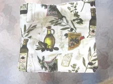 Reversible Microwave Safety Bowl Holder Grapes & Olive Oil Hand Made in USA 07