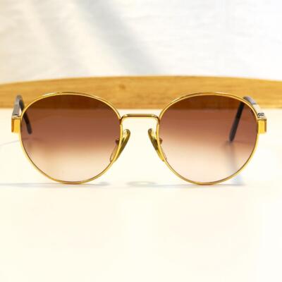 MOSCHINO by Persol Vintage Round Frame Sunglasses Vintage Rare