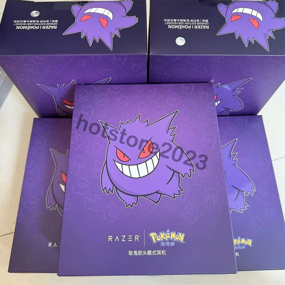 New Razer x Pokémon Gengar Kraken V2 Wired Headset Headphone Limited Edition - Image 2 of 4