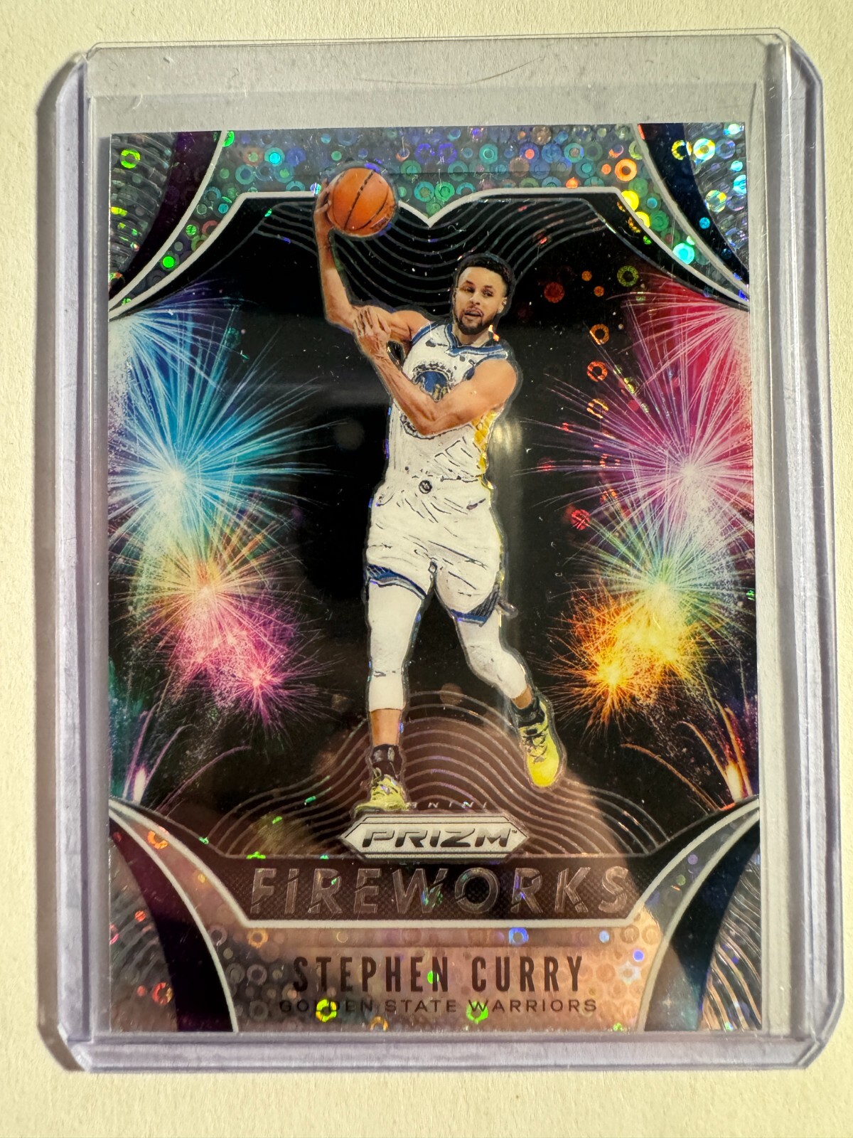 K180,996 - 2019-20 Panini Prizm Fireworks Fast Break #3 Stephen Curry