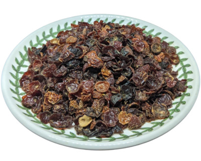 Rosehip - 1 oz - Dried Rosa canina Loose Seedless Cut, Wild Crafted