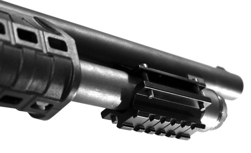 remington 870 12 gauge pump mount single picatinny rail aluminum black hunting. - Picture 2 of 8
