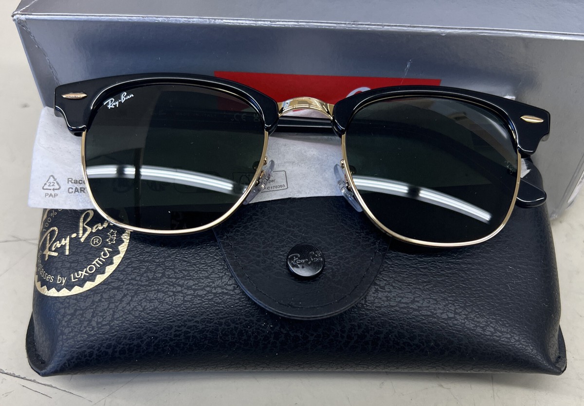 RAY BAN RB3016 W0365 Black on Arista Square 49 mm Unisex