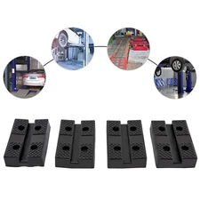 4Pcs Rectangular Rubber Arm Pads Lift Pad Auto Lift Car Truck Hoist Heavy Duty