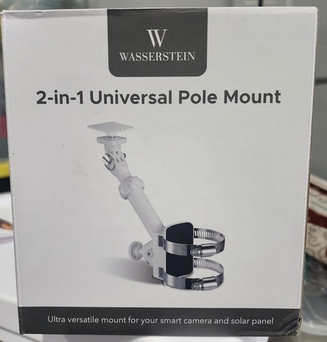 Wasserstein 2-in-1 Universal Pole Mount For Smart Camera And Solar Panel
