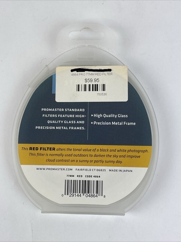 Promaster (4864) Filter 77 mm RED New In Case - Picture 3 of 5