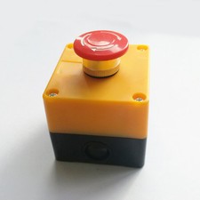 US Stock Red Sign Emergency Stop Push Button 660V 10A Switch