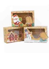 Christmas Cookie or Candy Boxes - Set of Three