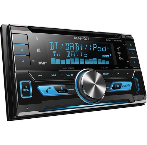 KENWOOD DPX-7000DAB 2-DIN CAR/VAN CD Aux USB iPod DAB+ Bluetooth Stereo + Aerial - Picture 2 of 4