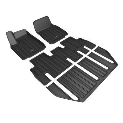 3D MAXpider Floor Mats For Tesla Model 3 (2020-2021) - Black Elitect Full Set, Waterproof & Custom Fit - View #11