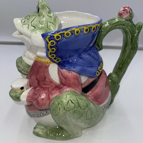 Wang International grande rana in ceramica colorata - Foto 4 di 9