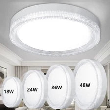 18W-50W LED Ceiling Down Light Ultra Thin Flush Mount Kitchen Lamp Home Fixture
