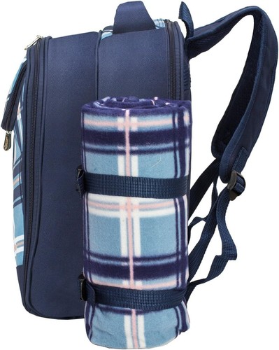 Picnic Backpack Bag for 2 Person w/ Cooler Compartment, Detachable Bottle Holder - Picture 10 of 10