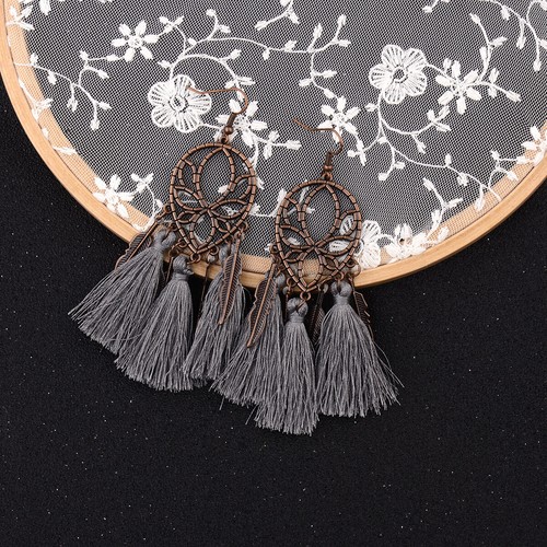 Vintage Bohemian Multi style Hook Tassel Dangle Women's Earrings Discount Cheap - Picture 78 of 83