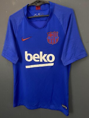 MEN'S NIKE FC BARCELONA 2019/2020 TRAINING FOOTBALL SOCCER SHIRT