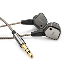 For Sennheiser IE80 IE80S In-ear Headphones Bass HIFI Earphone Silver OFC Cable