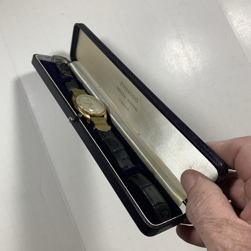 1954 Avia Presentation Wristwatch USAF Far East Conference Baseball Champions - Picture 3 of 21