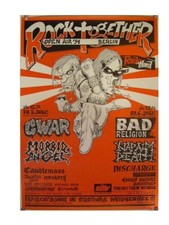 Bad Religion GWAR Morbid Angel Poster German Concert