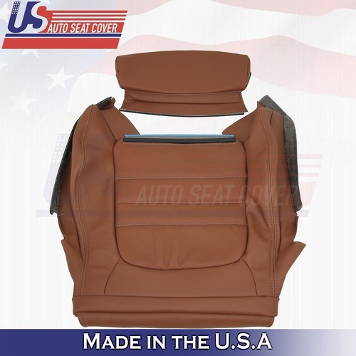 2015 to 2023 For Mercedes Benz C300 Driver Bottom & Top Vinyl Cover Saddle Brown - Picture 13 of 14