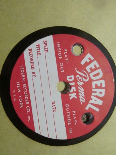 The New Federal Safety Disk FIVE 6 1/2 Double Face Disks Federal Recorder Compan - Bild 6 von 10