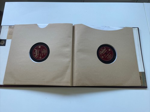 78 Giri rpm 12" records Brahms Mengelberg Capitol Telefunken 2 LPs EBL 8014 - Foto 11 di 13