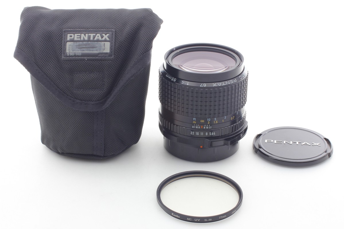 Late 【TOP MINT】 SMC Pentax 67 55mm f/4 Wide Angle Lens For