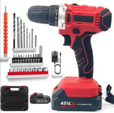 1 Battery 21V Cordless Drill Combi Driver High Power Electric Screwdriver Set UK