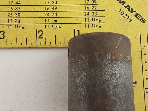 SNAP ON IM320 1" Shallow IMPACT Socket 1/2" Drive 6 Point Tool USA - Picture 4 of 10