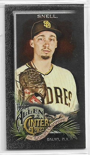 2022 Topps Allen & Ginter X Blake Snell #55 Mini San Diego Padres
