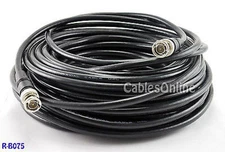 75 ft. RG59/U 75ohm Coaxial Video Cable w/ BNC Male to Male Connectors, R-B075