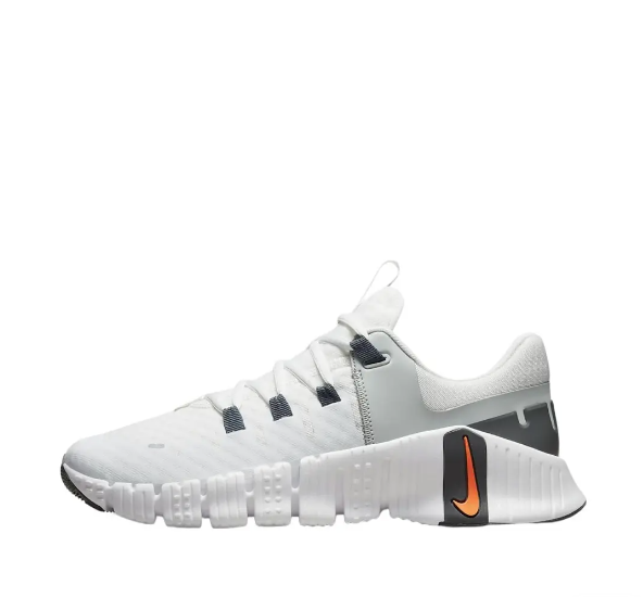Nike Free Metcon 5 White Bright Mandarin Men Cross Training