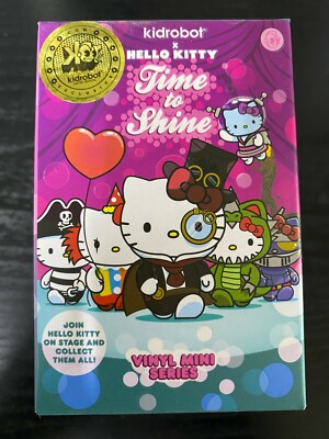 Kidrobot x Sanrio Unicorn Hello Kitty 3'' Figure Chrome NYCC Exclusive NEW   