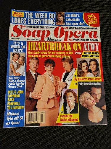 Soap Opera Magazine, Feb 4, 1997, Heartbreak On ATWT - Bild 1 von 13