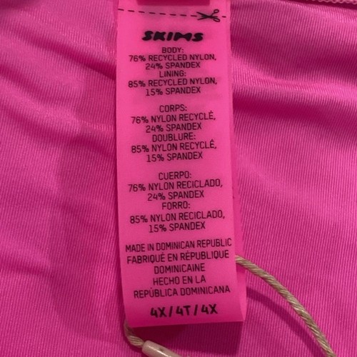 SKIMS Bathing Suit Bottoms Thong in Color Taffy Plus Size 4X NWT - Picture 8 of 9