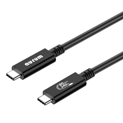 USB4 v2 Typ-C Kabel Datenkabel 80Gbps Thunderbolt 5 fähig für Macbook Laptop SSD - Bild 1 von 4