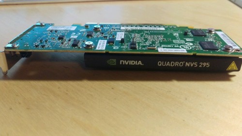 Dell NVIDIA Quadro NVS 295 256 MB GDDR3 SDRAM adapter with 2 cables - Picture 3 of 4