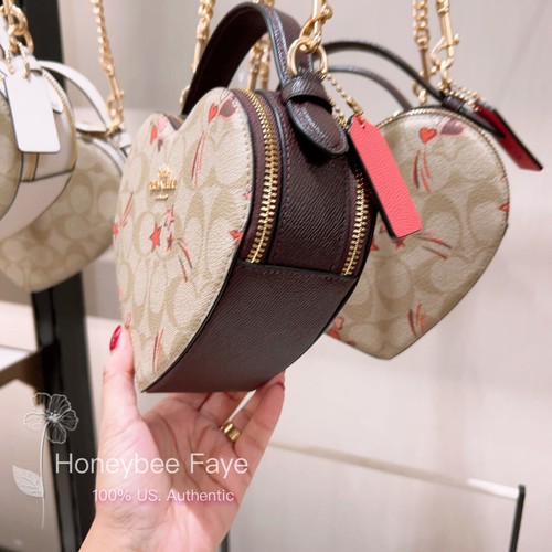 Neu mit Etikett Coach Herz Umhängetasche Valentinstag - Bild 62 von 108