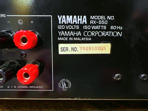 ✅Yamaha RX-550 Stereo Receiver Natural Sound **👍 PURE DIRECT ** button / Japan - Picture 16 of 20