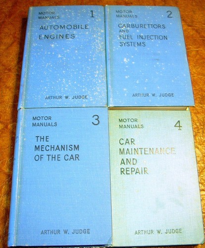 Motors Manuals 1957 1956 1955 1954 1953 4 Vol Set Foreign & American Automobiles