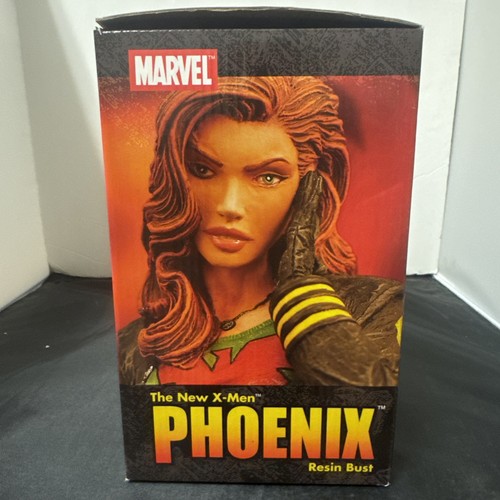 Auténtico 2004 Nuevo X-Men Phoenix Diamond Select Marvel Busto de Resina #860/1500 - Imagen 2 de 16