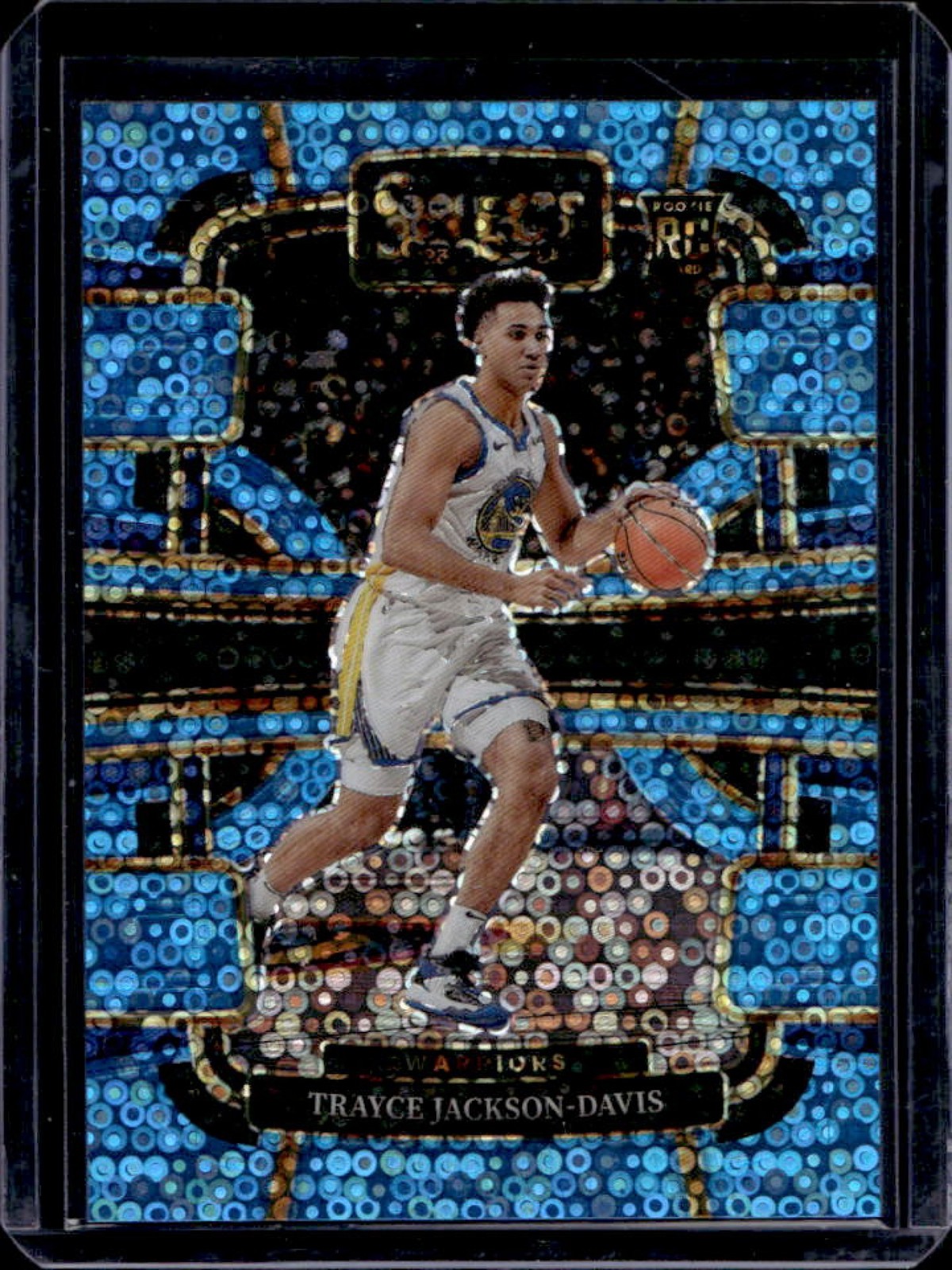 2023-24 Select Trayce Jackson-Davis Light Blue Disco Prizms RC Concourse #51/99