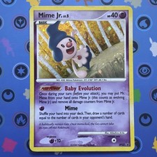 Mime Jr. DP22 Diamond & Pearl Black Star Promo Holo w/ Swirl Pokemon Card