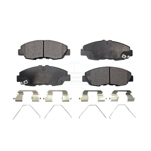 Front Rear Hub Bearing Coated Disc Brake Rotor & Pads Kit (10Pc) For Honda Civic - Picture 8 of 12